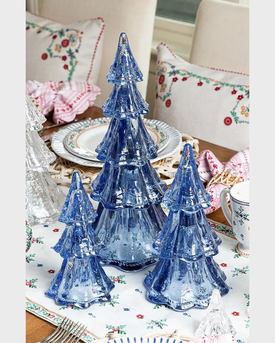 Juliska Berry and Thread 9-Inch Blue Tree 3-Piece Set | Thumbnail 3 Juliska Berry and Thread 9-Inch Blue Tree 3-Piece Set | Thumbnail 3