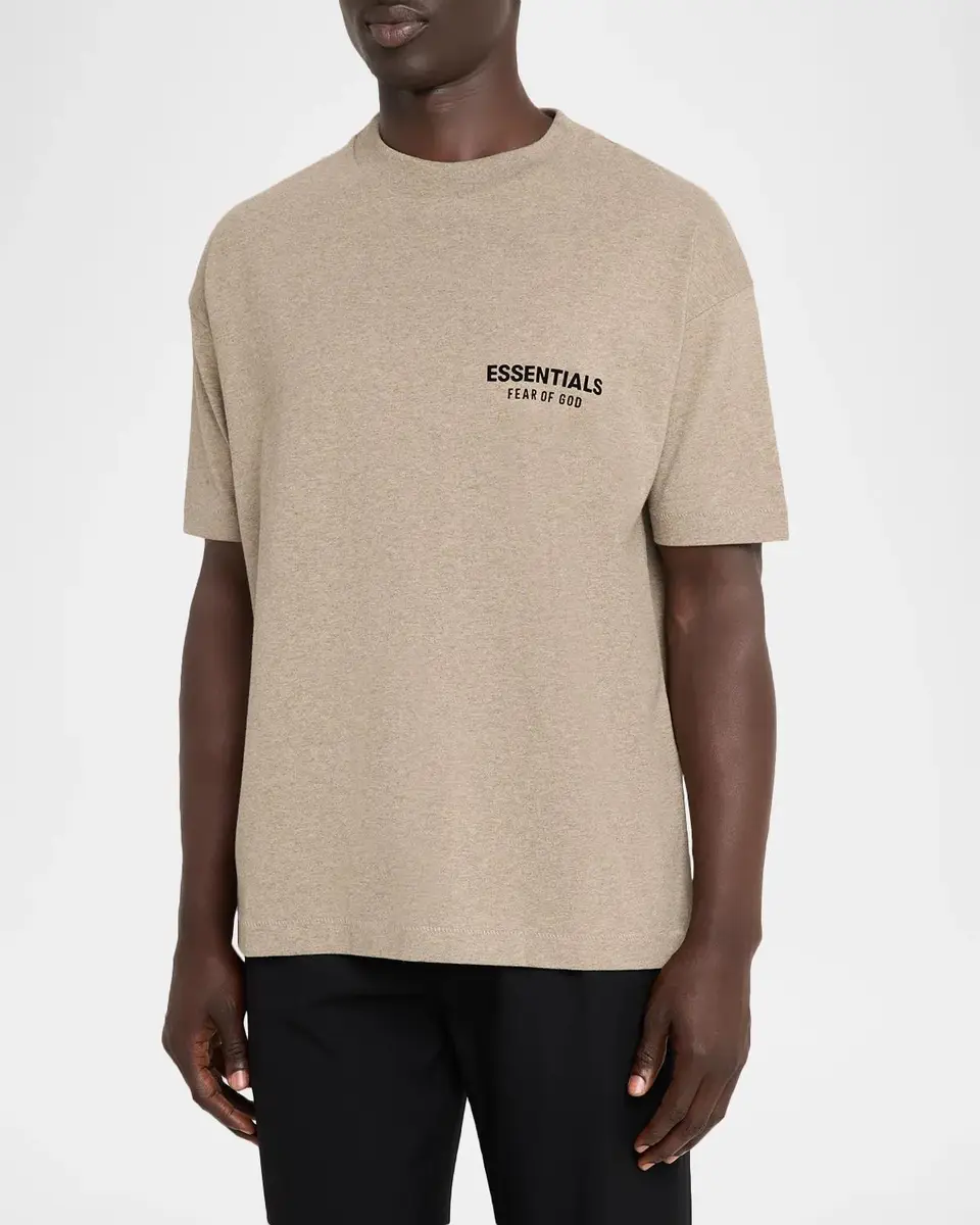 Fear of God Essentials Men's Classic Fit Logo T-Shirt | Thumbnail 4