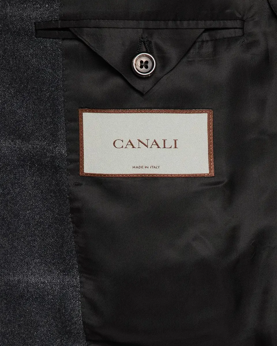 Canali Men's Ombre Windowpane Wool Two-Button Sport Coat | Thumbnail 6