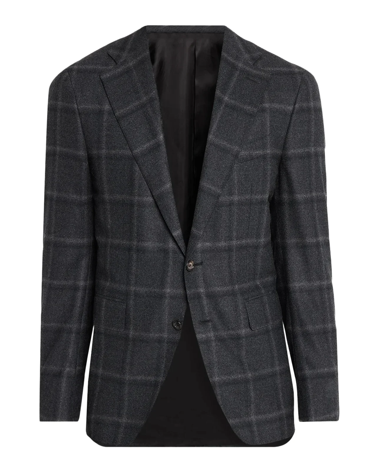 Men's Ombre Windowpane Wool Two-Button Sport Coat