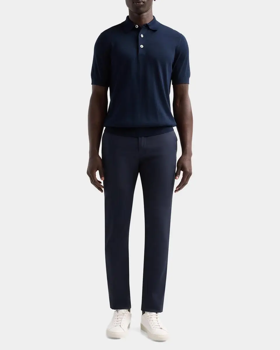 Sartorio Men's Knit Cotton Polo Shirt | Thumbnail 2 Sartorio Men's Knit Cotton Polo Shirt | Thumbnail 2