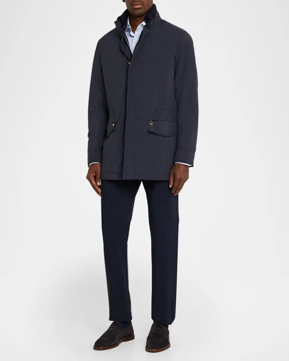 Sartorio Men's Nylon Safari Coat | Thumbnail 2 Sartorio Men's Nylon Safari Coat | Thumbnail 2