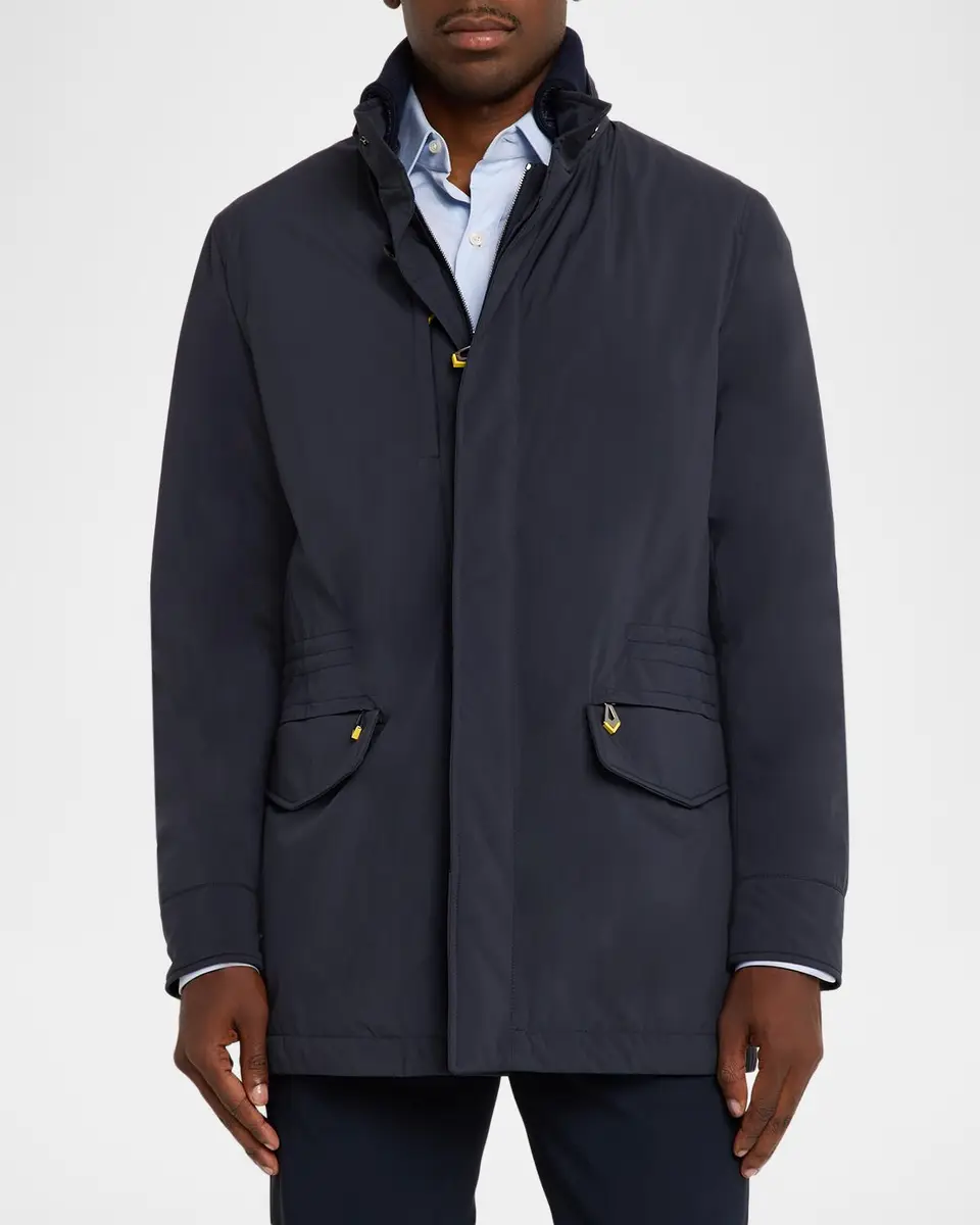 Sartorio Men's Nylon Safari Coat | Thumbnail 4 Sartorio Men's Nylon Safari Coat | Thumbnail 4