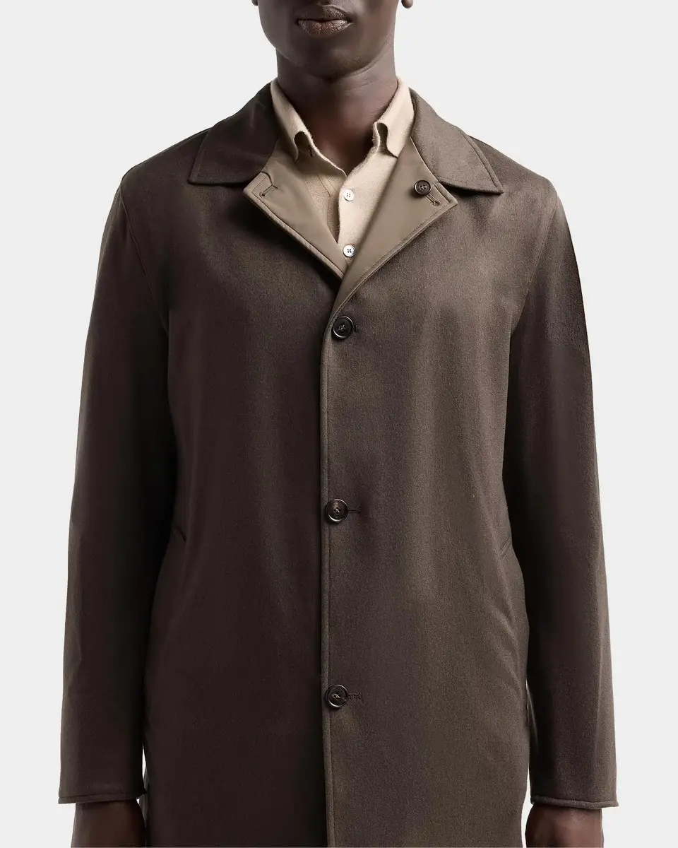 Sartorio Men's Reversible Rain Car Coat | Thumbnail 5 Sartorio Men's Reversible Rain Car Coat | Thumbnail 5
