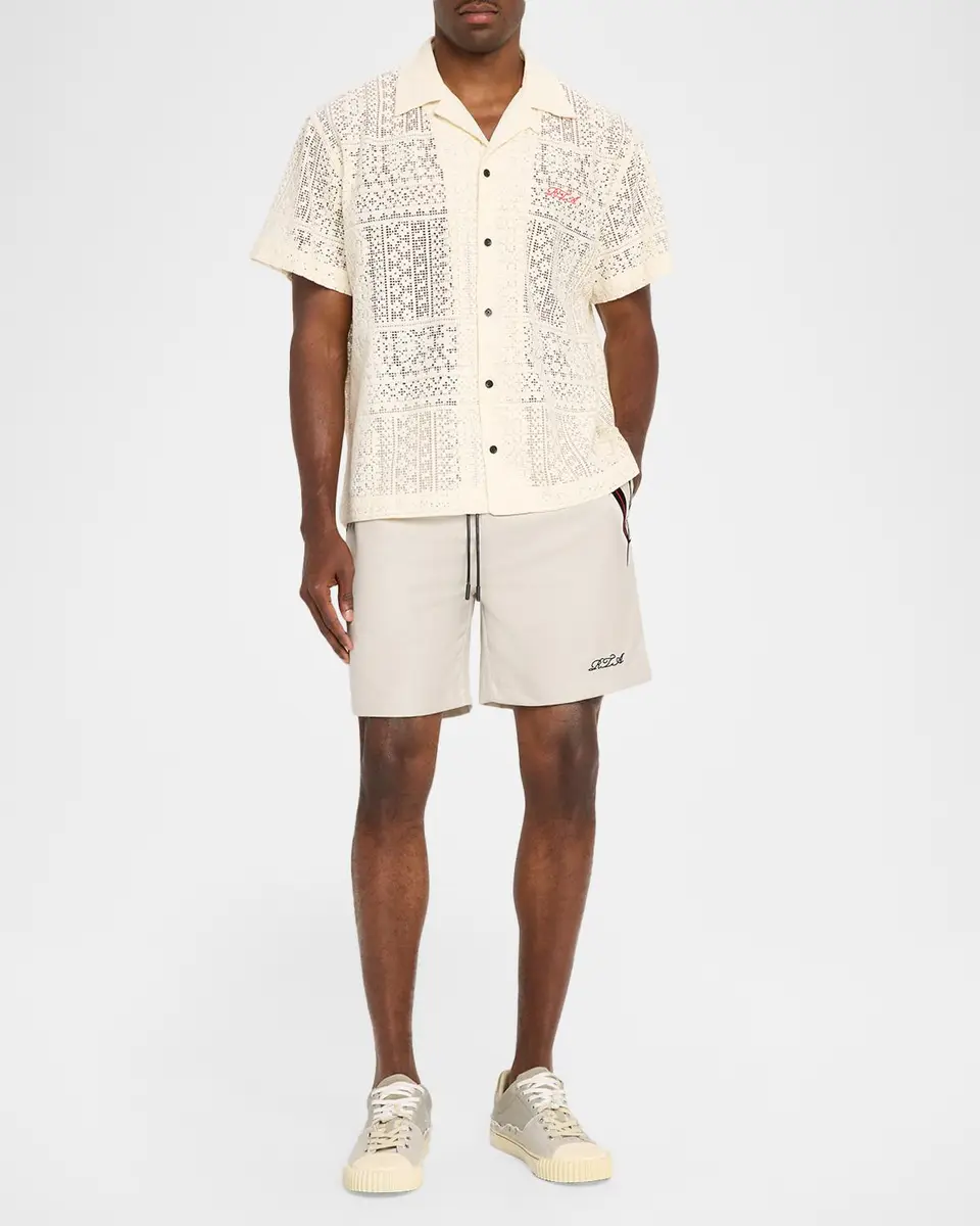 RTA Men's Clyde Elastic Drawcord Shorts | Thumbnail 2 RTA Men's Clyde Elastic Drawcord Shorts | Thumbnail 2