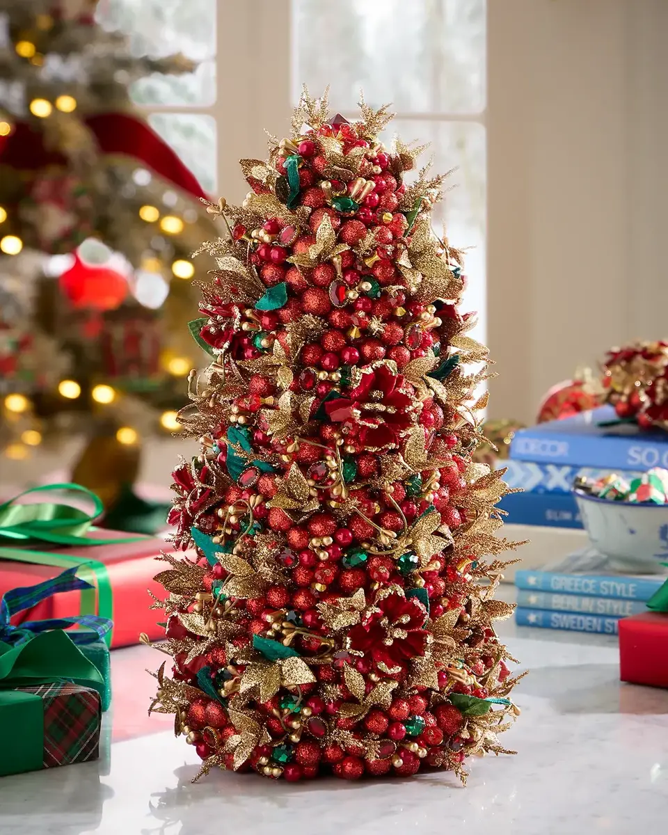 Shining Elegance 18" Tabletop Christmas Tree