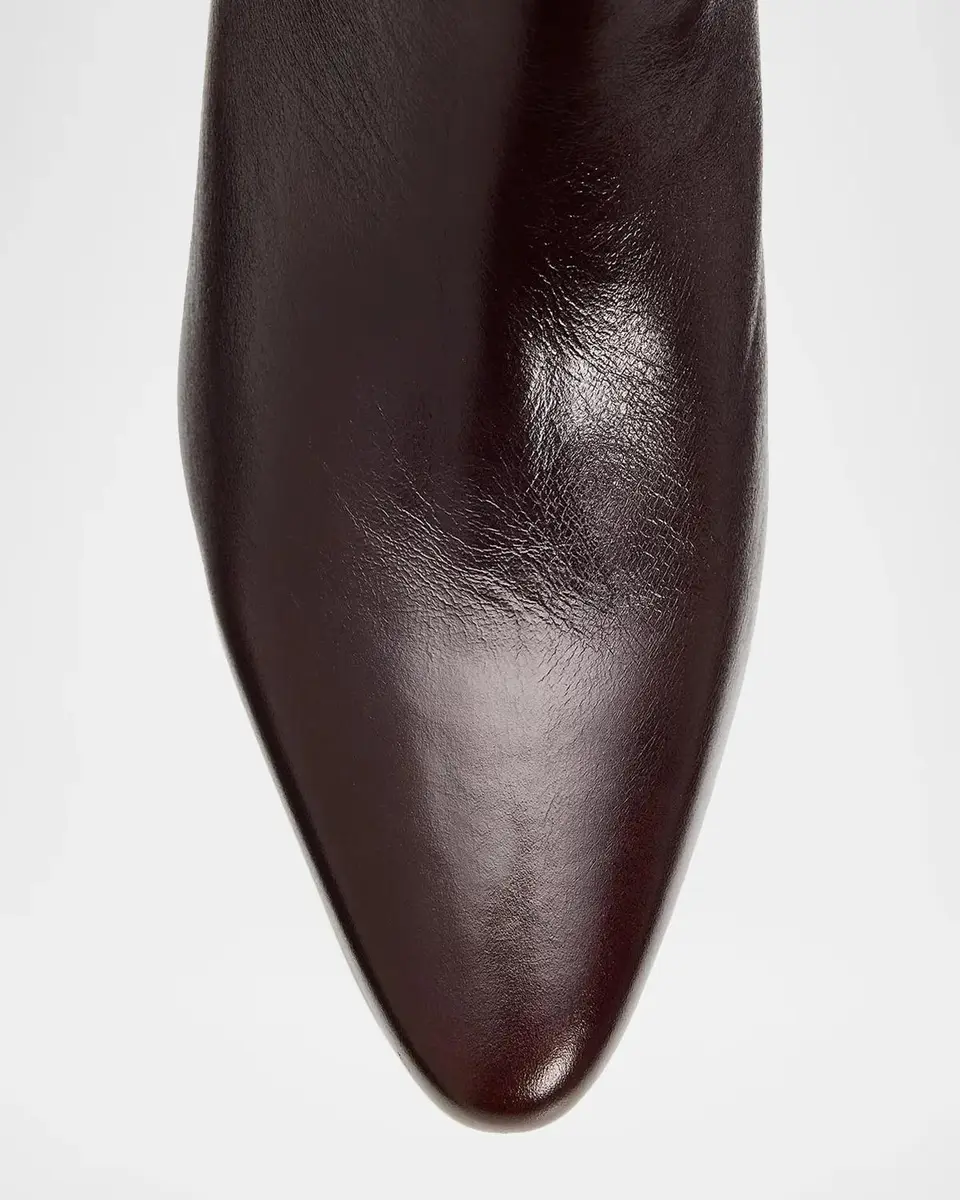 Veronica Beard Agnes 65MM Leather Ankle Boots | Thumbnail 6 Veronica Beard Agnes 65MM Leather Ankle Boots | Thumbnail 6