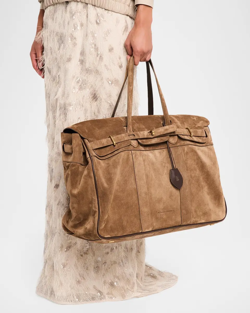 Brunello Cucinelli Explorer Suede Travel Bag | Thumbnail 2 Brunello Cucinelli Explorer Suede Travel Bag | Thumbnail 2