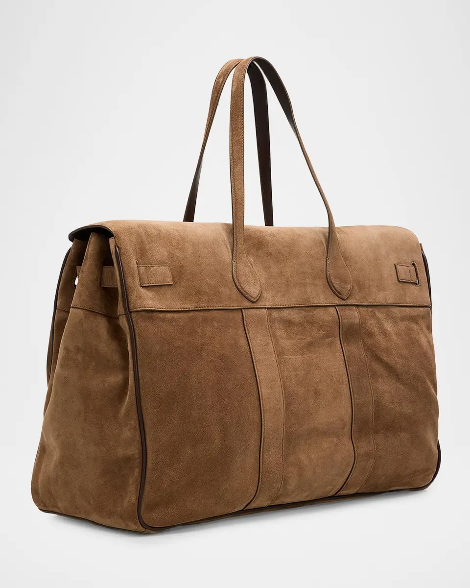 Brunello Cucinelli Explorer Suede Travel Bag | Thumbnail 3 Brunello Cucinelli Explorer Suede Travel Bag | Thumbnail 3
