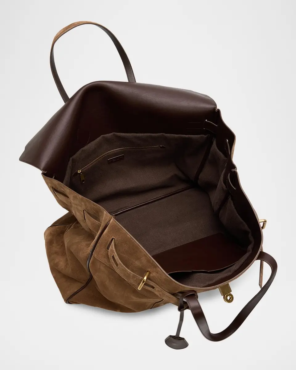 Brunello Cucinelli Explorer Suede Travel Bag | Thumbnail 4 Brunello Cucinelli Explorer Suede Travel Bag | Thumbnail 4