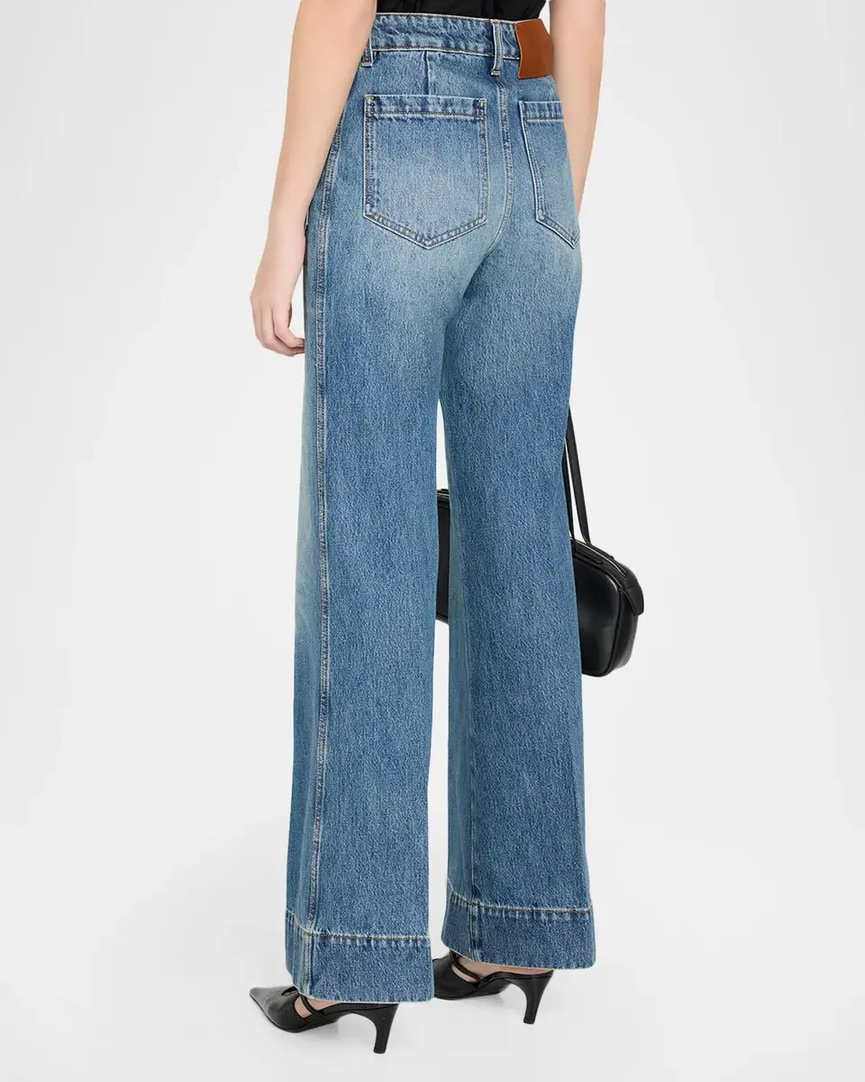 Victoria Beckham Alina Front-Pocket Wide-Leg Jeans | Thumbnail 3 Victoria Beckham Alina Front-Pocket Wide-Leg Jeans | Thumbnail 3