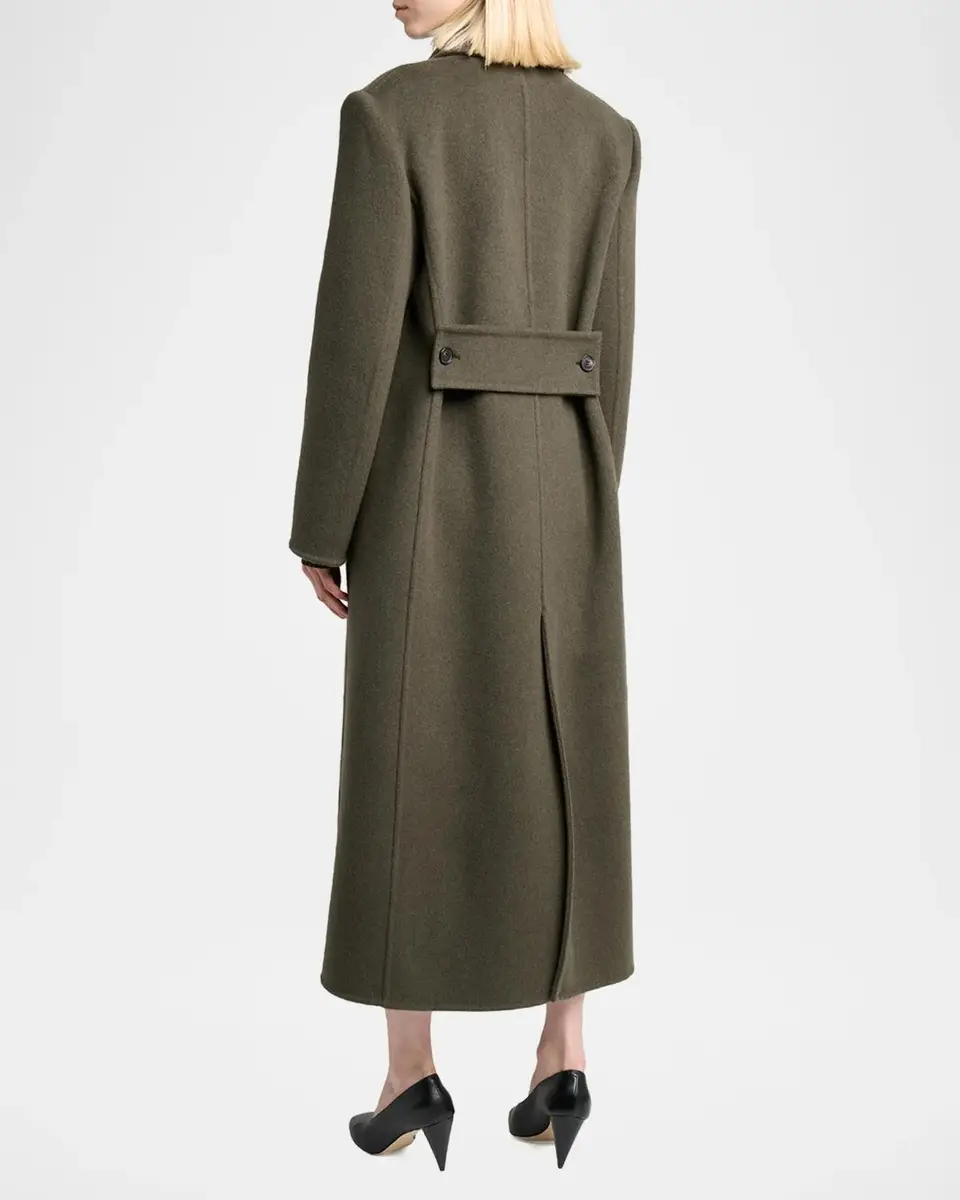 Victoria Beckham Catriona Wool-Blend Double-Breasted Coat | Thumbnail 3 Victoria Beckham Catriona Wool-Blend Double-Breasted Coat | Thumbnail 3