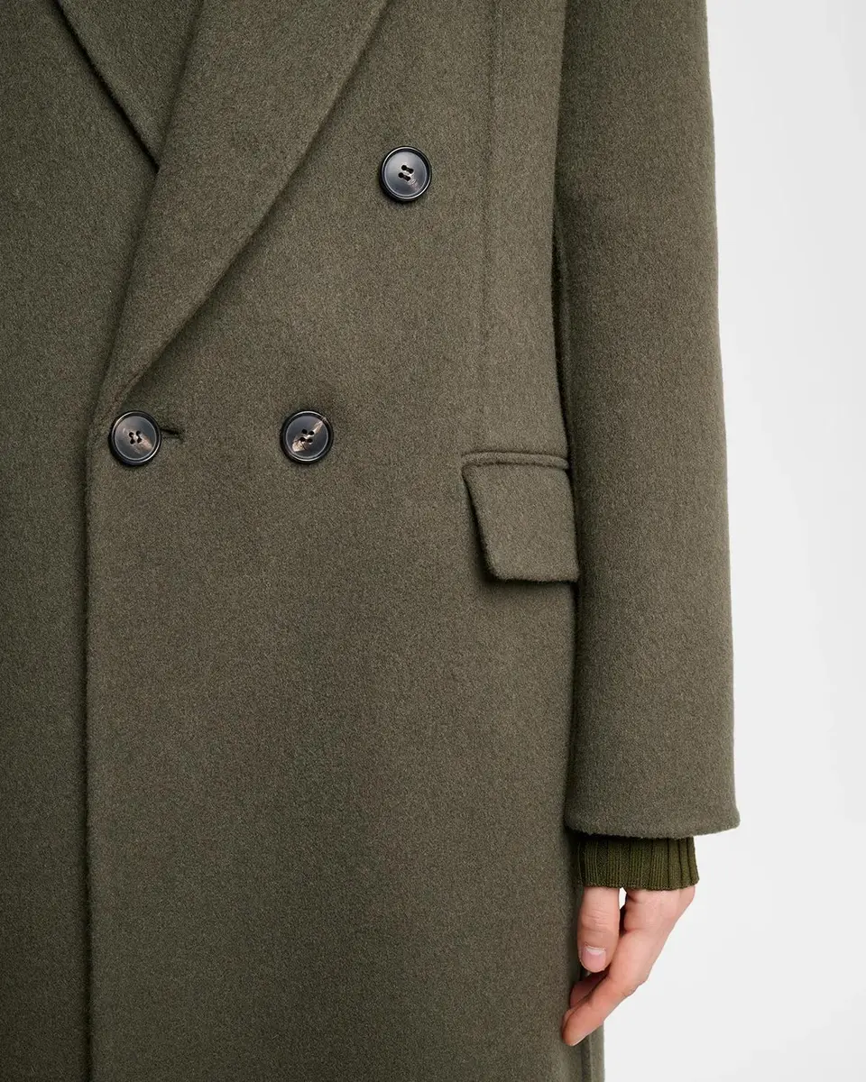 Victoria Beckham Catriona Wool-Blend Double-Breasted Coat | Thumbnail 5 Victoria Beckham Catriona Wool-Blend Double-Breasted Coat | Thumbnail 5