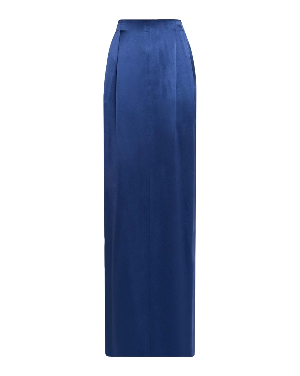 PRABAL GURUNG Silk Pleated Column Maxi Skirt