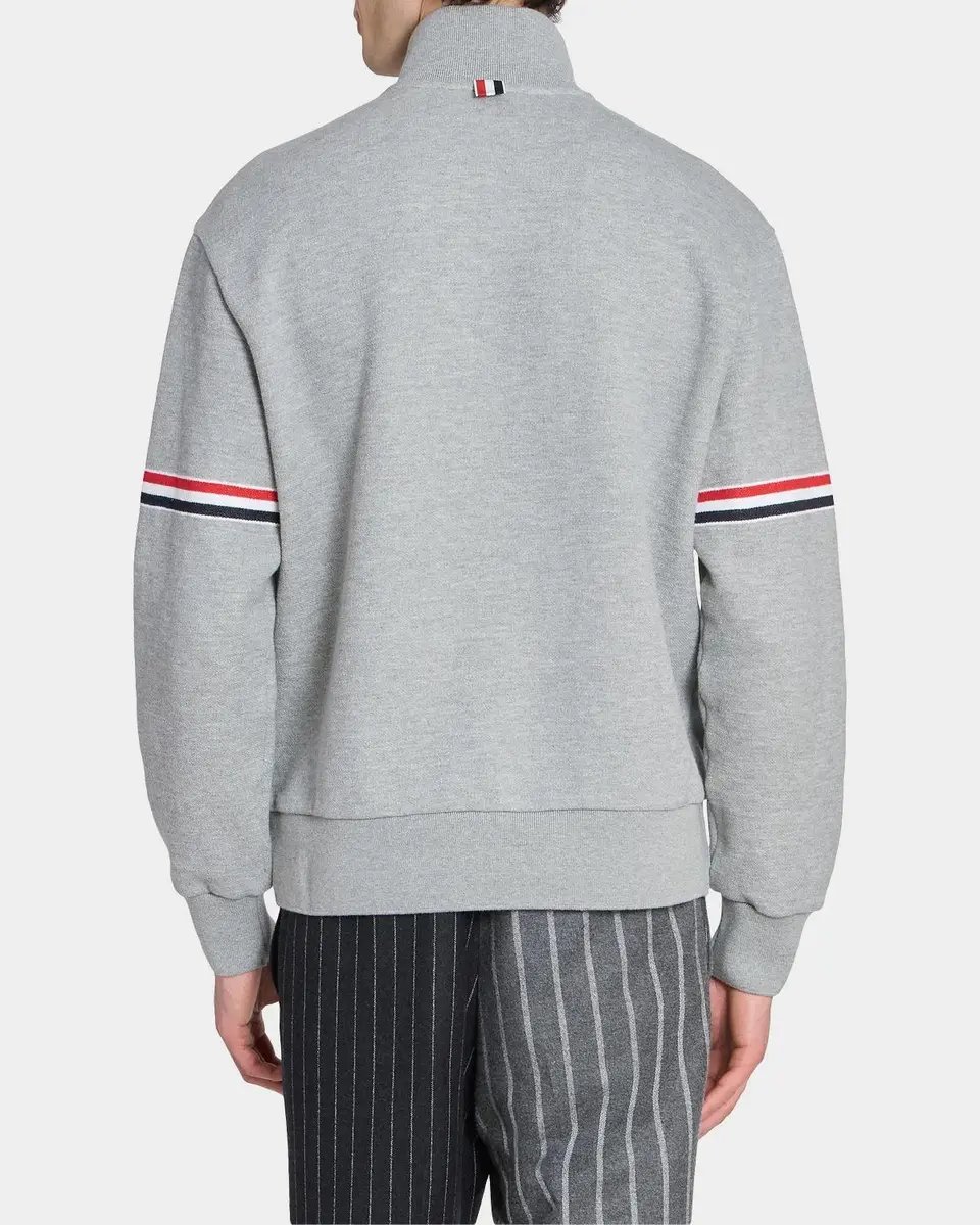 Thom Browne RWB Engineered Stripe Loopback Sweatshirt | Thumbnail 3