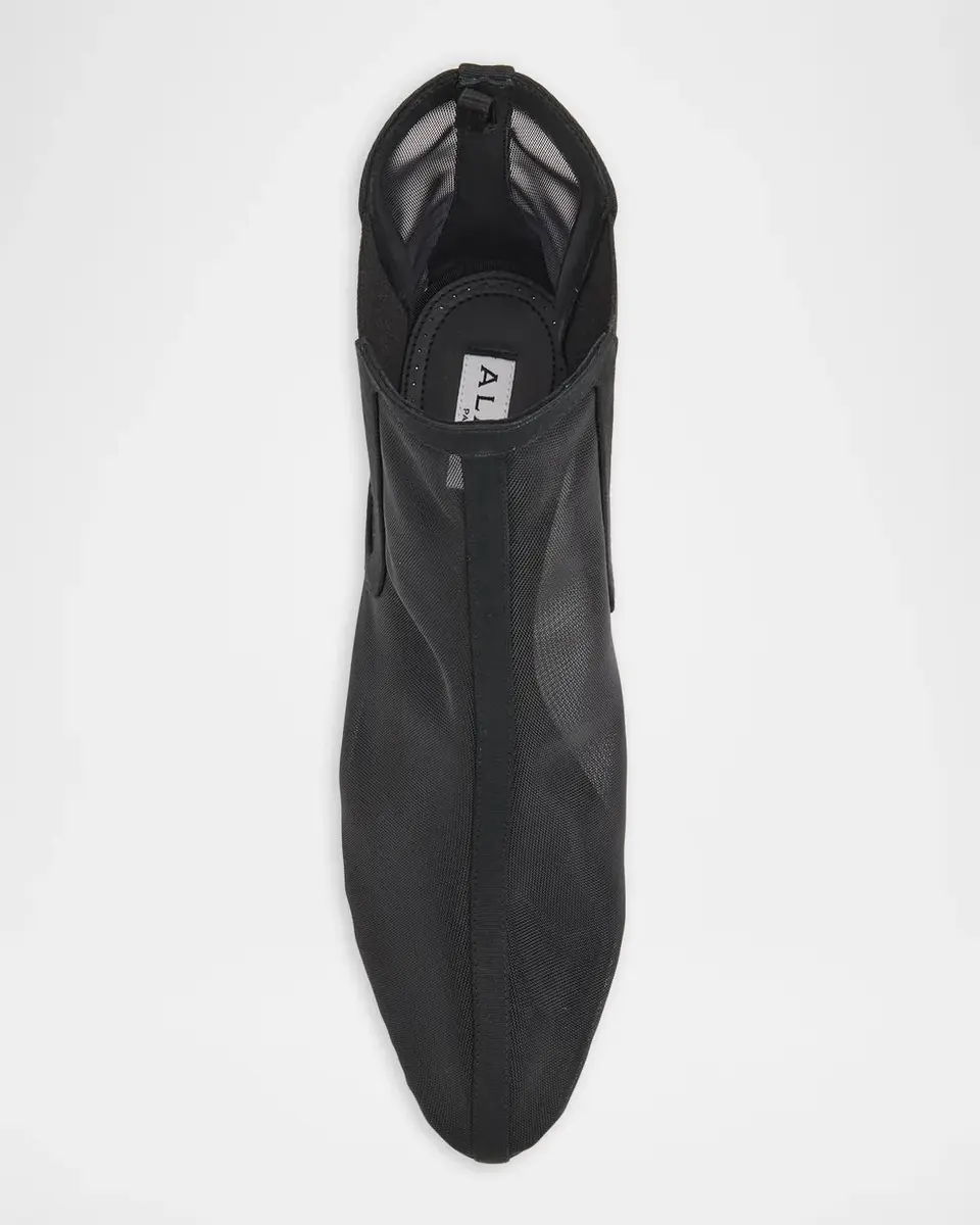 Alaïa 100mm Mesh Chelsea Ankle Boots | Thumbnail 5