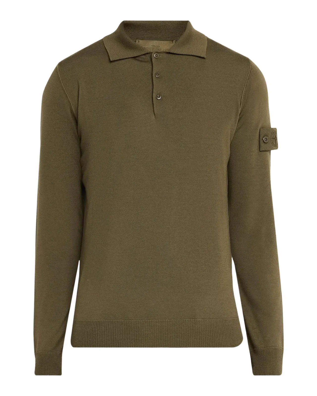 Men's Wool Polo Sweater