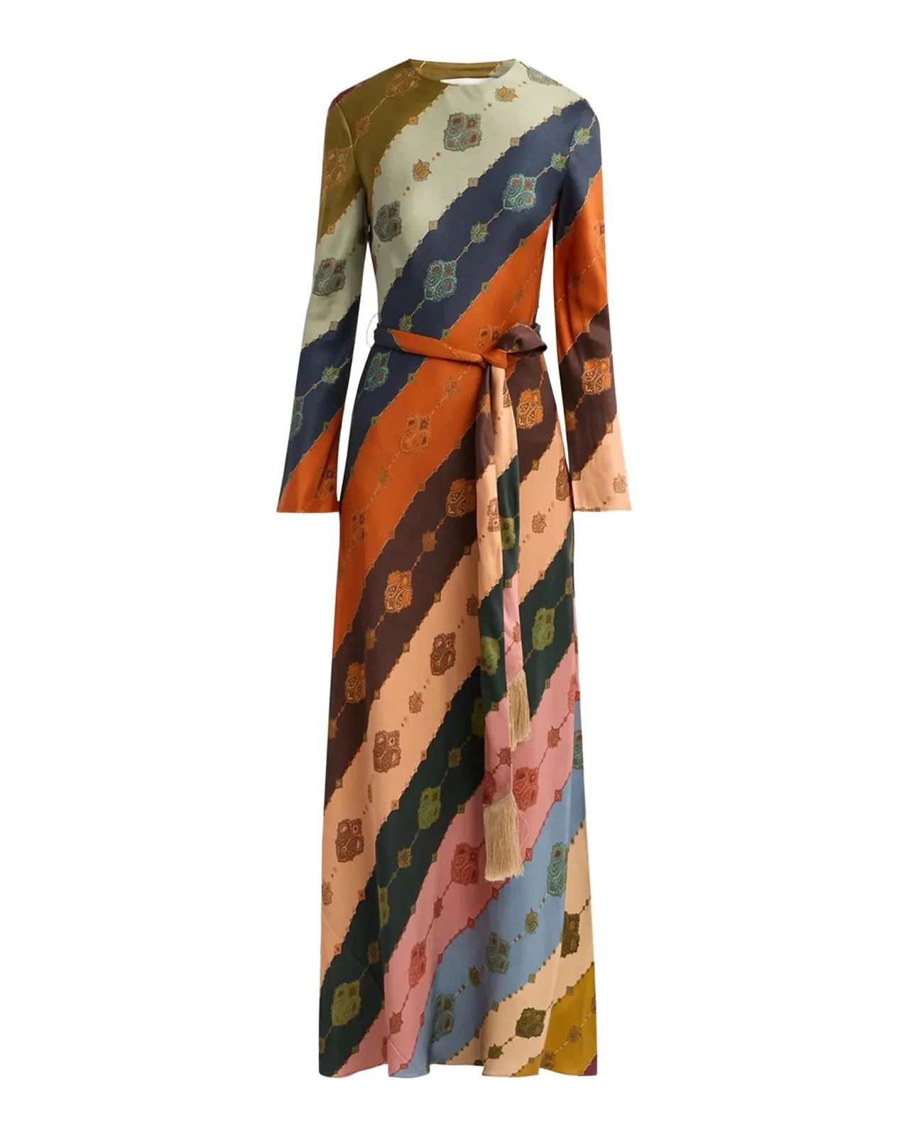 Ascent Bias-Cut Maxi Dress