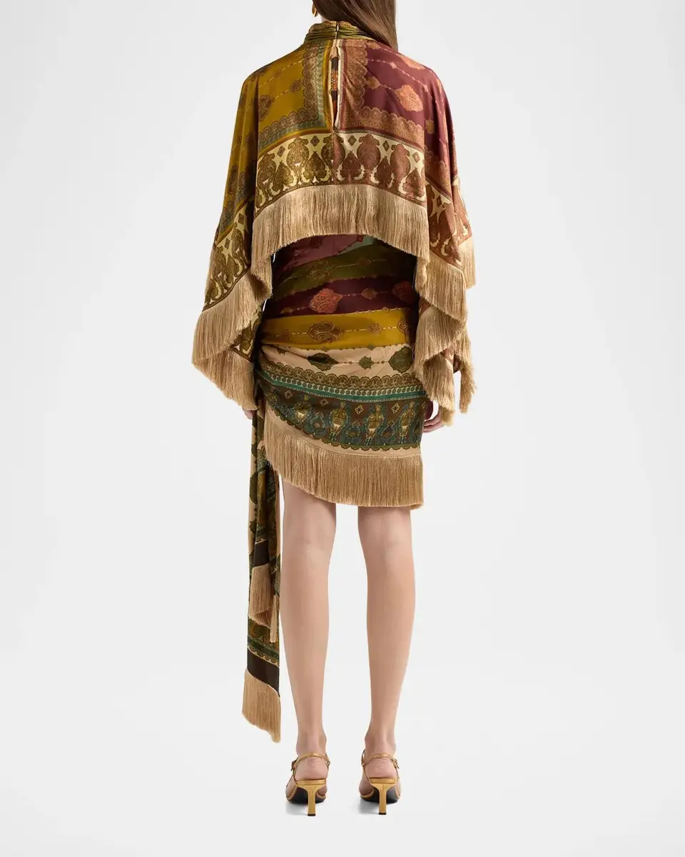 Zimmermann Valiant Silk Fringed Mini Dress | Thumbnail 3