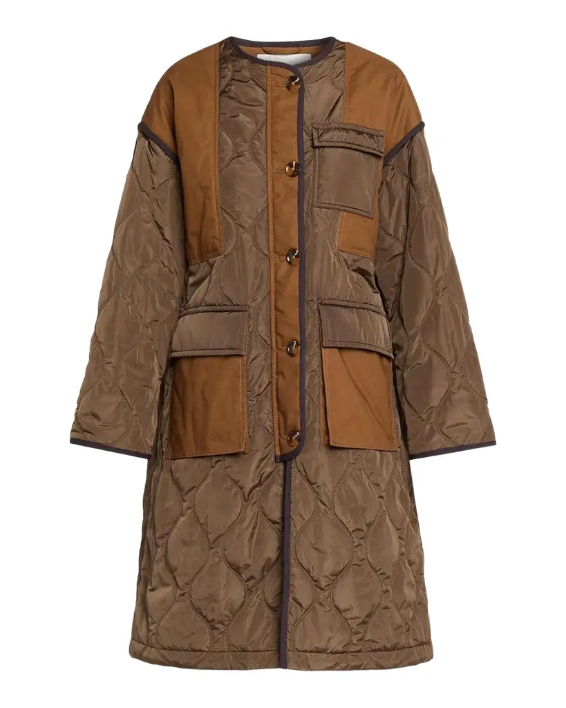 Quilted Nylon Coat Quilted Nylon Coat