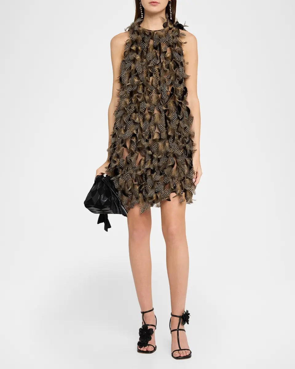 Zimmermann Ascent Feathered Mini Dress | Thumbnail 2 Zimmermann Ascent Feathered Mini Dress | Thumbnail 2