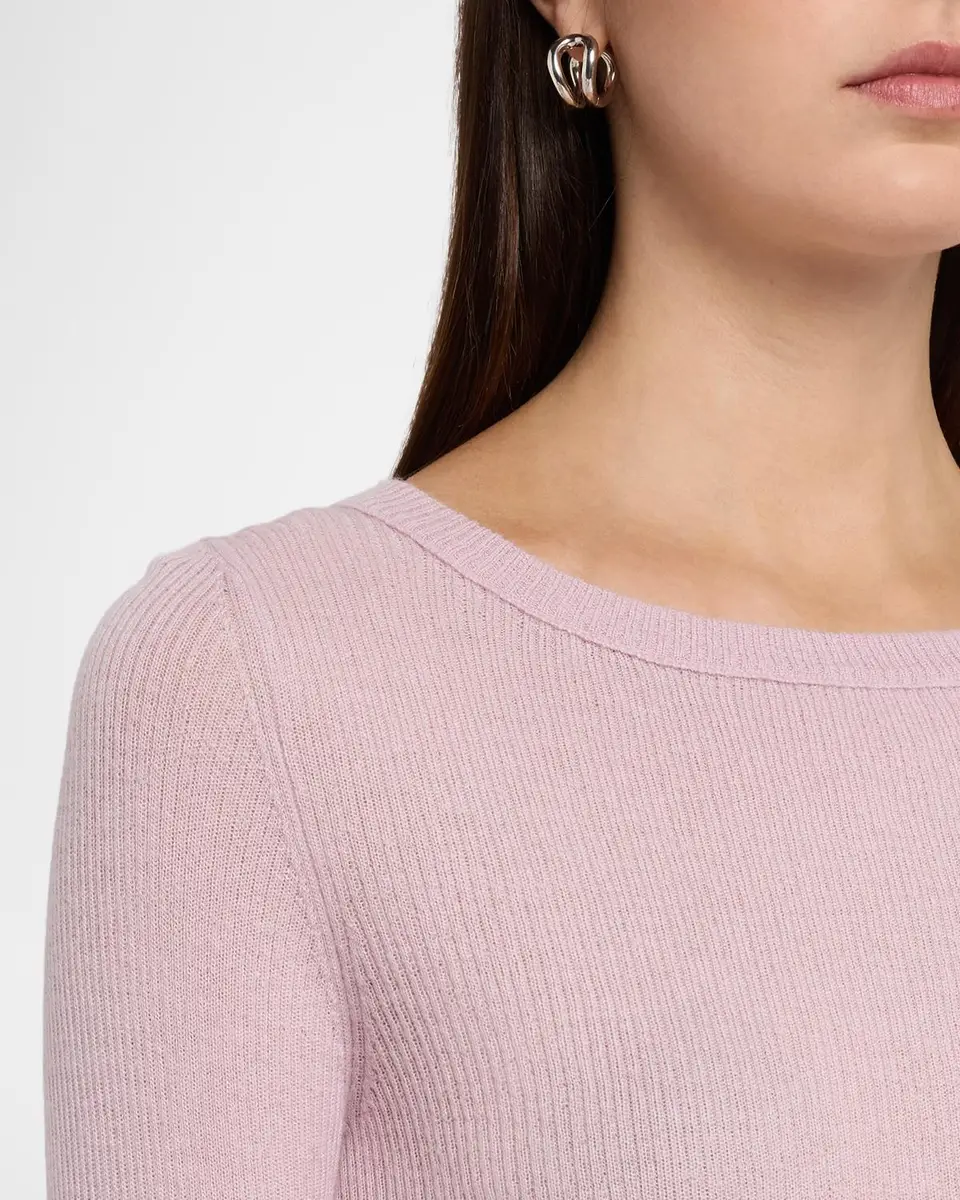 Vince Boat-Neck Cashmere-Silk Top | Thumbnail 5 Vince Boat-Neck Cashmere-Silk Top | Thumbnail 5
