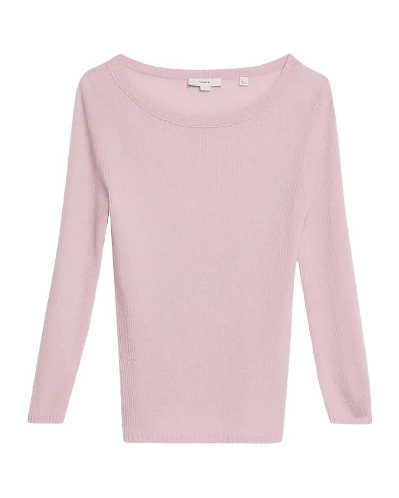 Boat-Neck Cashmere-Silk Top Boat-Neck Cashmere-Silk Top