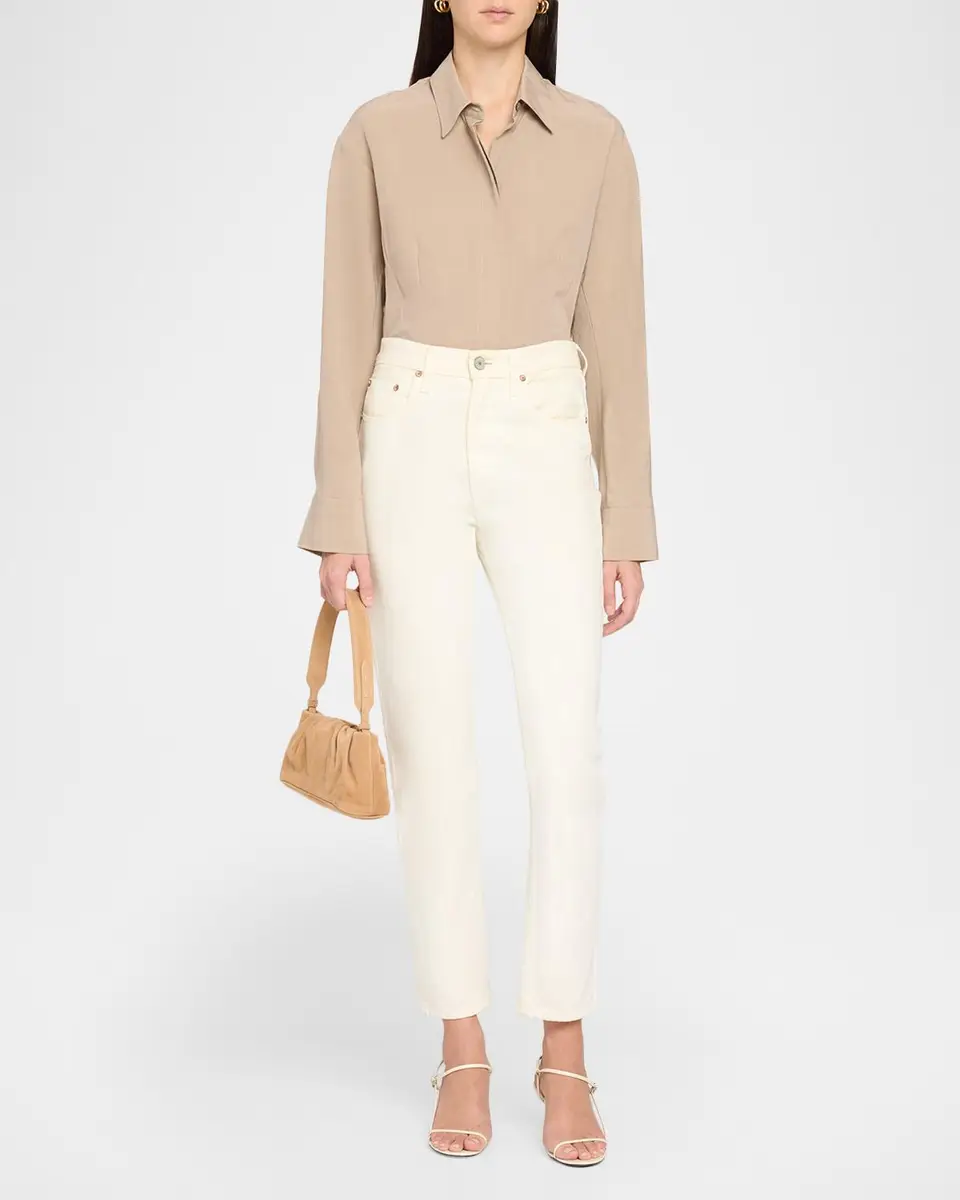 Vince Shirt Jacket with Blouson Back | Thumbnail 2 Vince Shirt Jacket with Blouson Back | Thumbnail 2