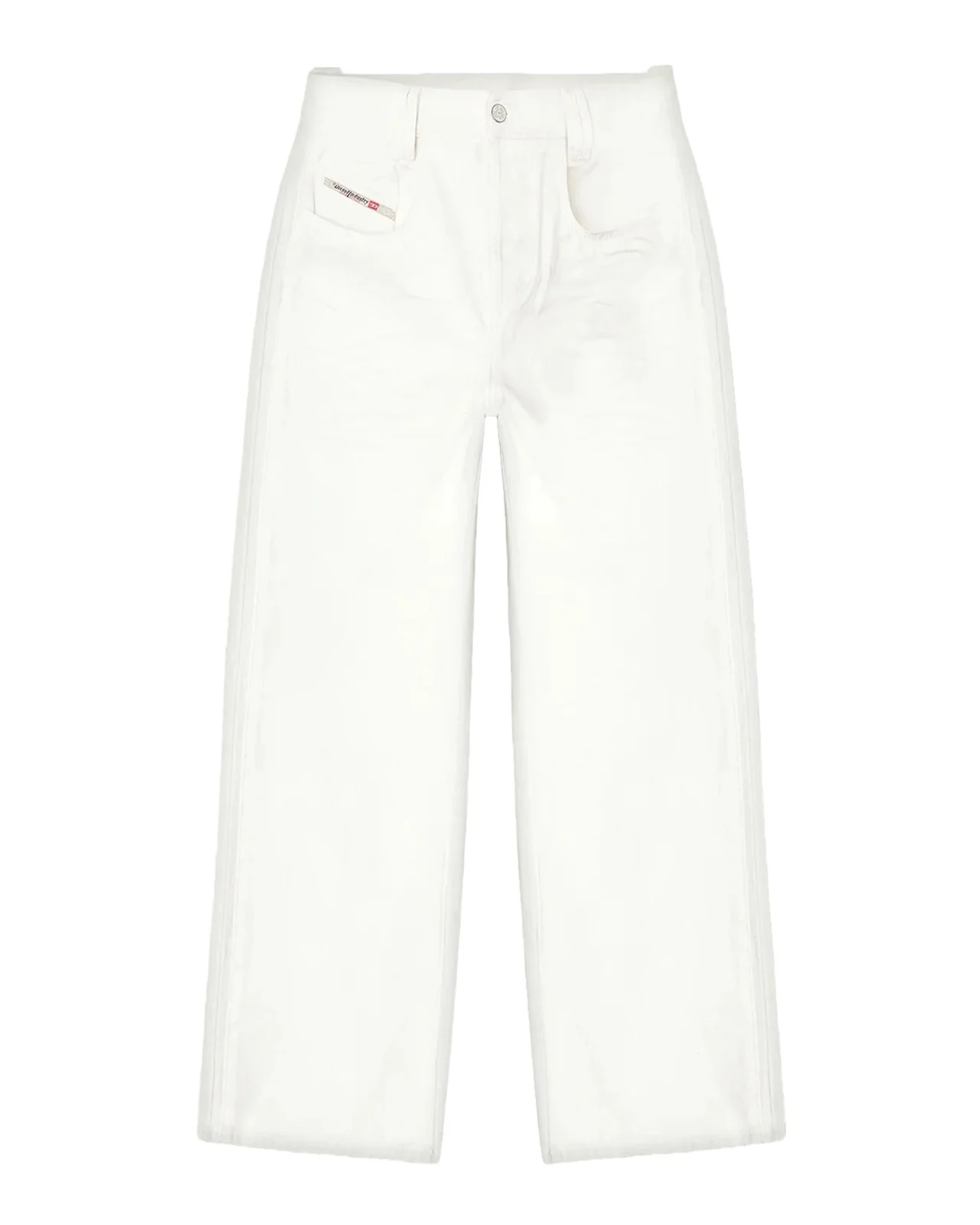 Men's 1982 Hakou White Denim Wide-Leg Jeans Men's 1982 Hakou White Denim Wide-Leg Jeans