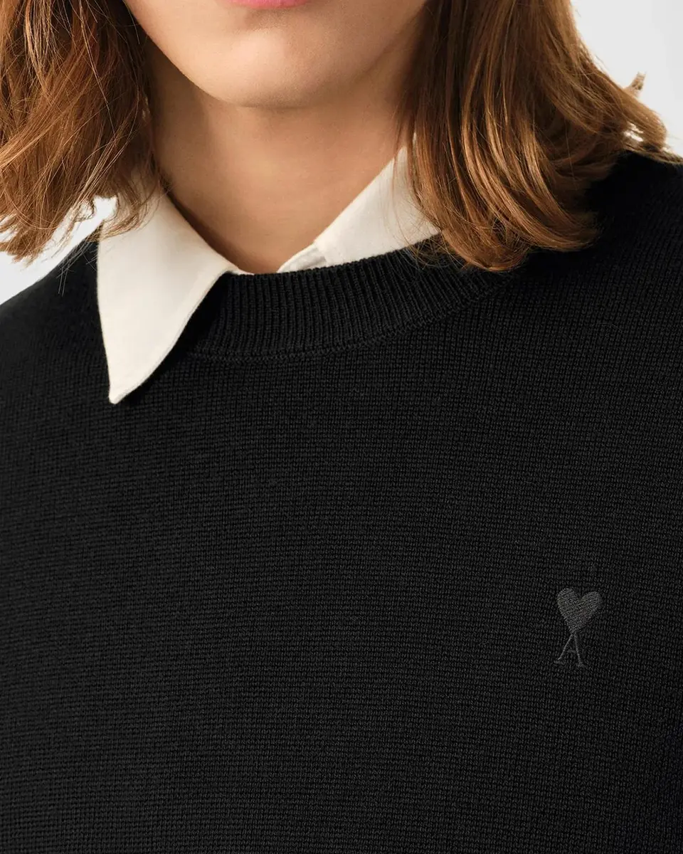AMI PARIS Men's Merino Wool Ami De Coeur Sweater | Thumbnail 5 AMI PARIS Men's Merino Wool Ami De Coeur Sweater | Thumbnail 5