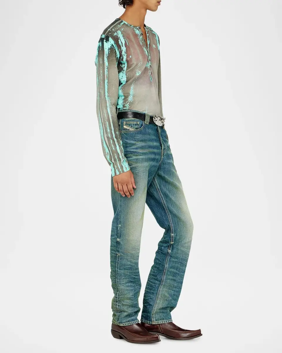 Diesel Men's 1991 Voeed Straight-Leg Jeans | Thumbnail 6 Diesel Men's 1991 Voeed Straight-Leg Jeans | Thumbnail 6