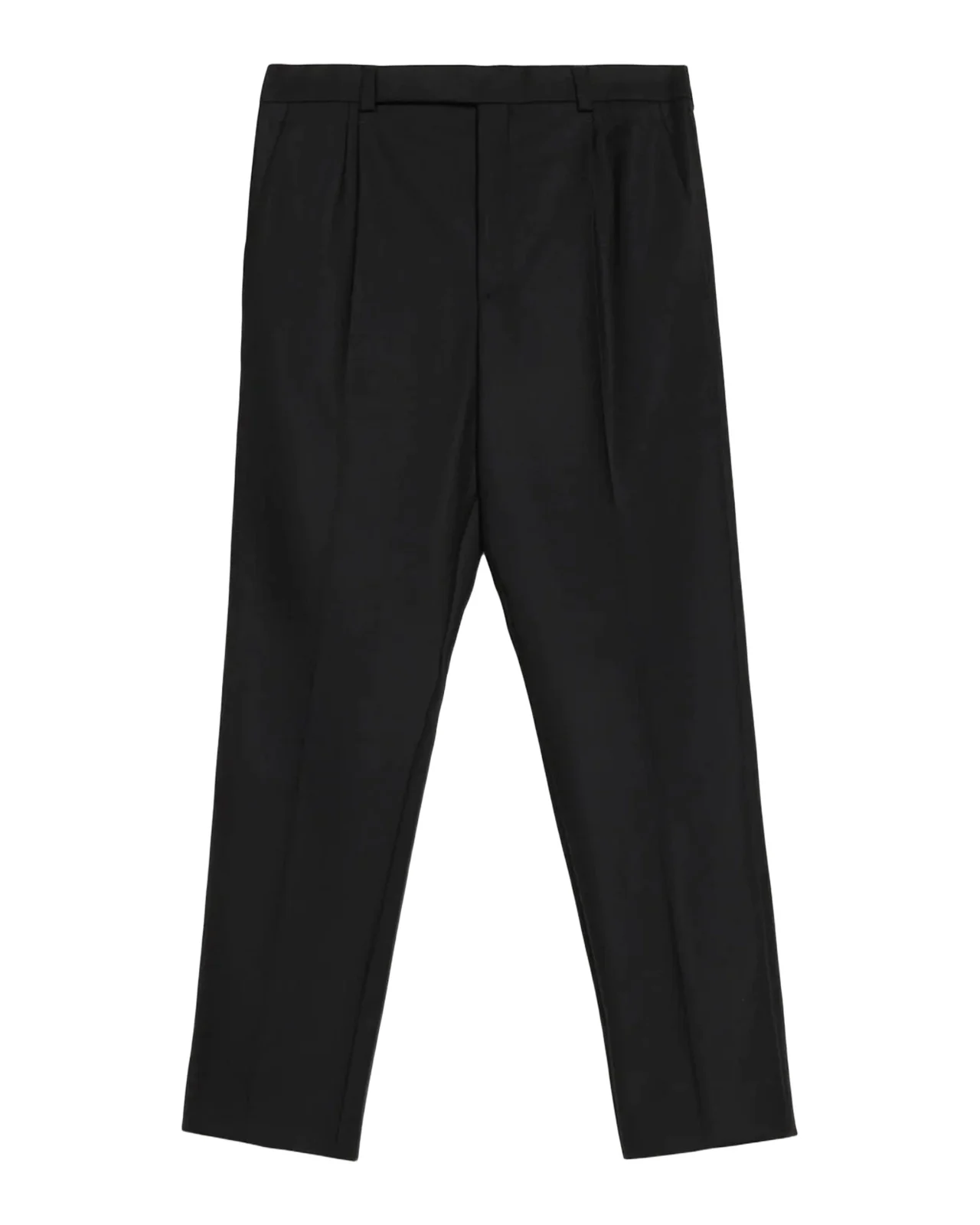 Saint Laurent Men's Pleated Wool Trousers