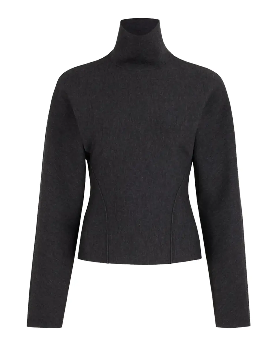 Alaïa Cinched Wool-Blend Sweater | Thumbnail 2 Alaïa Cinched Wool-Blend Sweater | Thumbnail 2