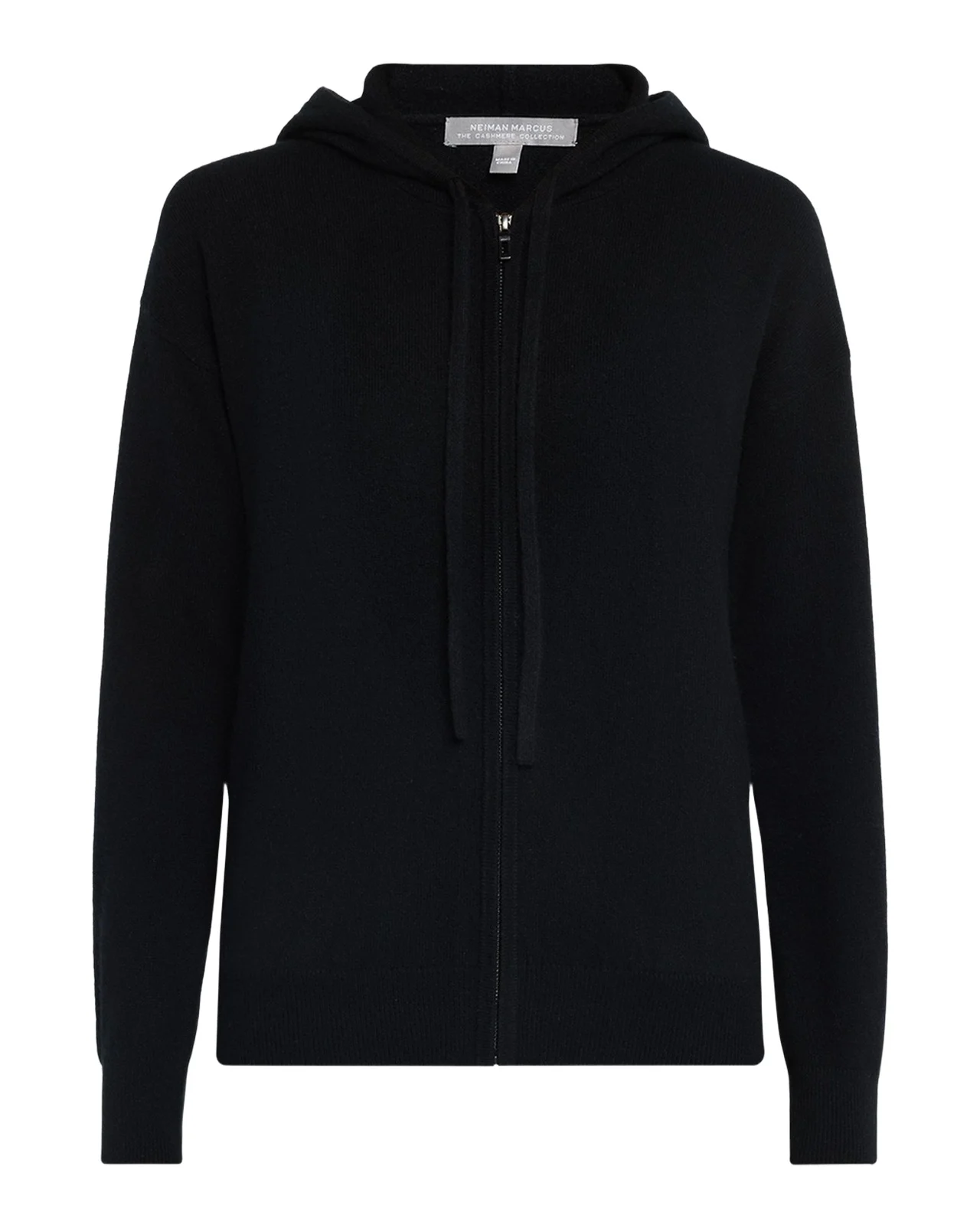 Neiman Marcus Cashmere Collection Cashmere Zip-Front Hoodie