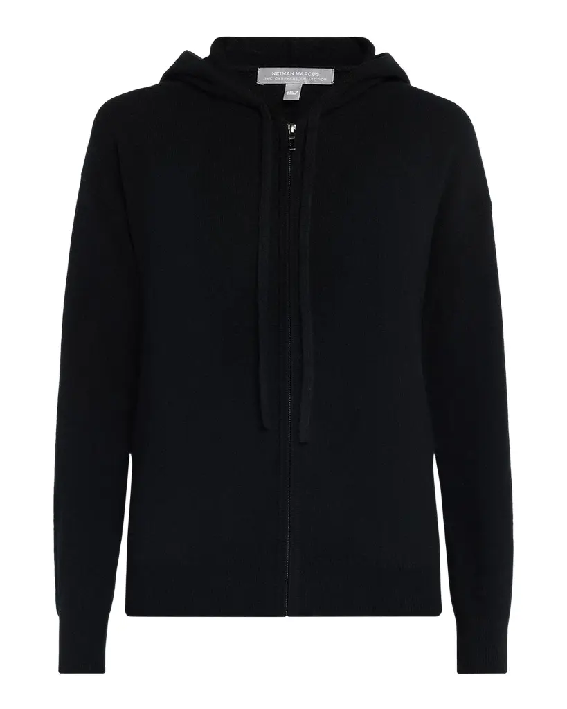 Cashmere Zip-Front Hoodie Cashmere Zip-Front Hoodie