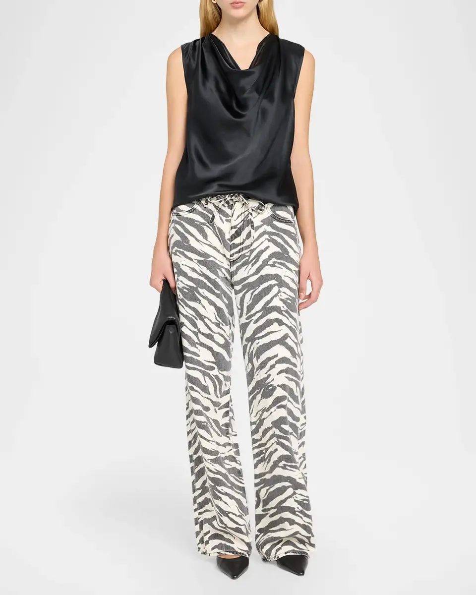 rag & bone Vinnie Silk Cowl-Neck Top | Thumbnail 2