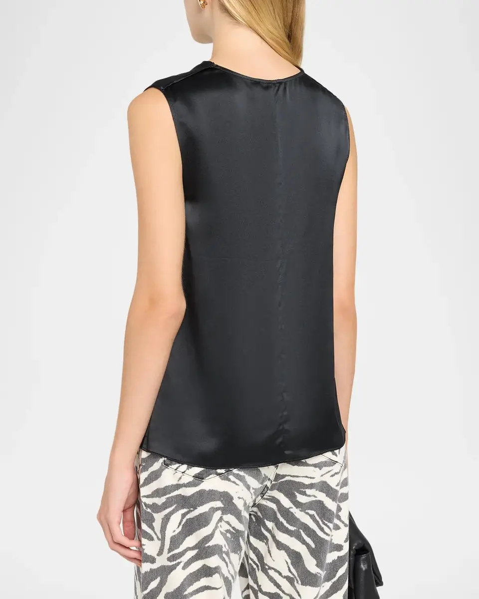 rag & bone Vinnie Silk Cowl-Neck Top | Thumbnail 3