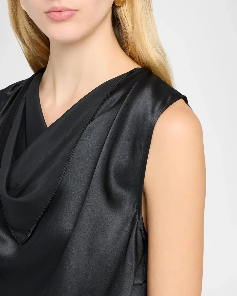 rag & bone Vinnie Silk Cowl-Neck Top | Thumbnail 5