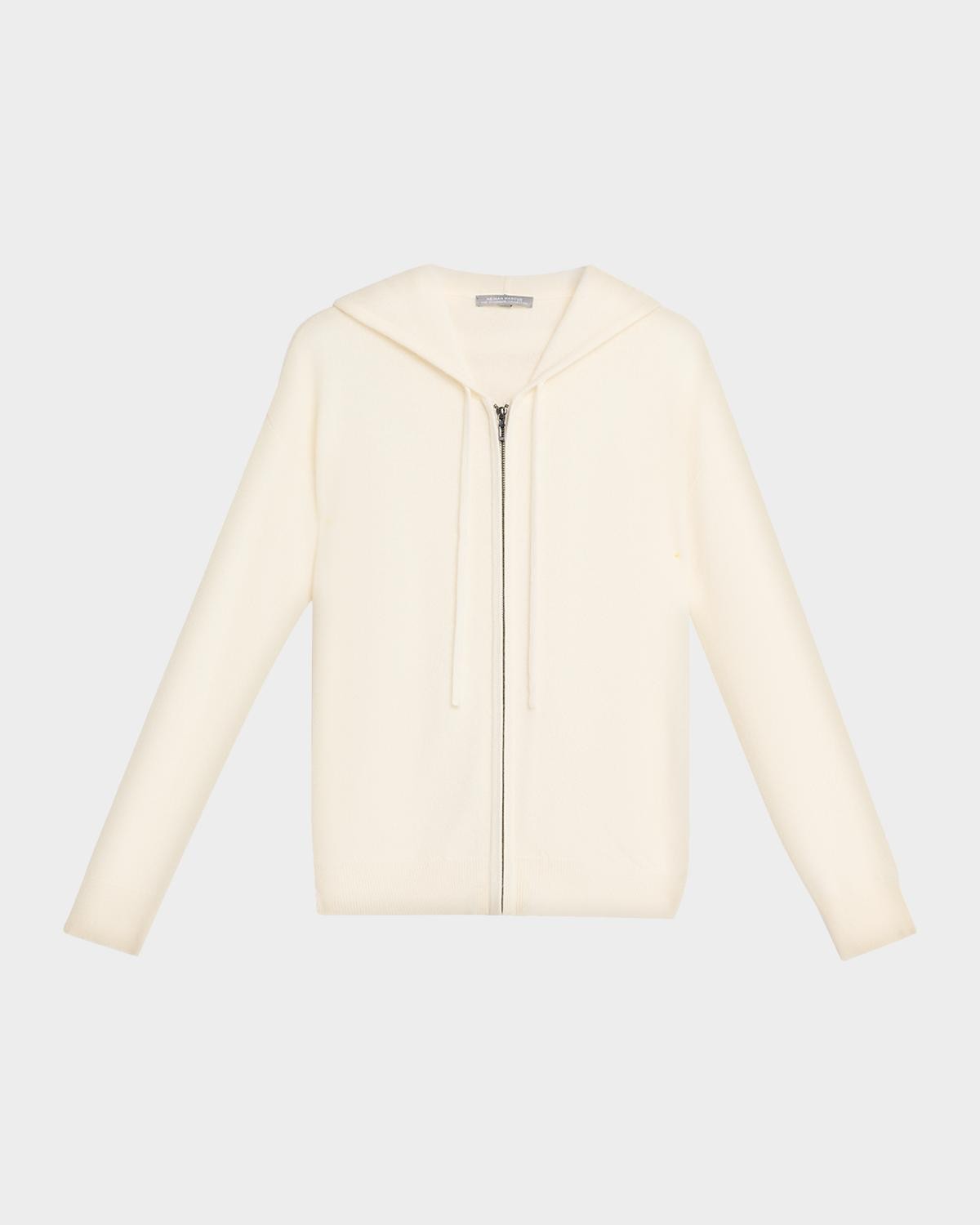Cashmere Zip-Front Hoodie Cashmere Zip-Front Hoodie