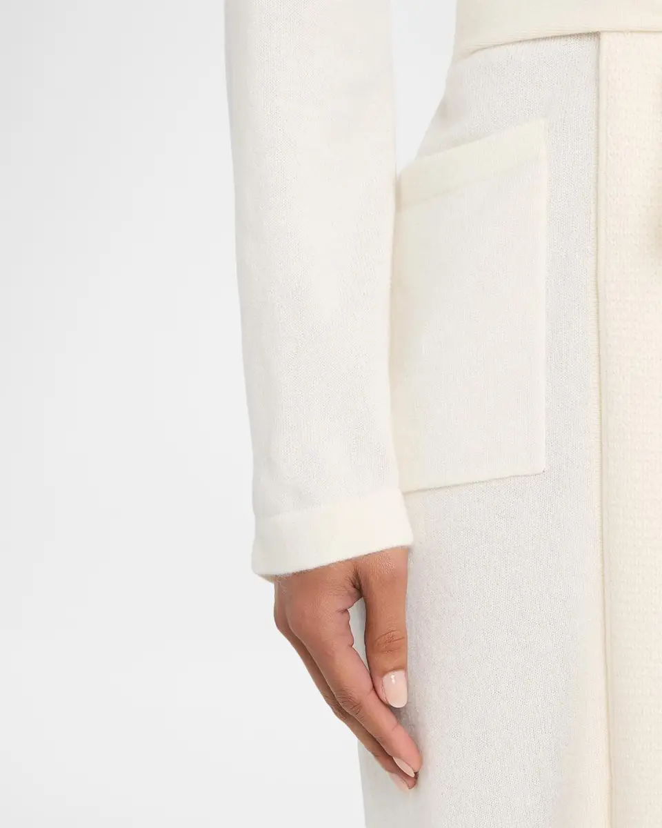 Neiman Marcus Cashmere Collection Cashmere Waffle Shawl-Collar Robe | Thumbnail 5 Neiman Marcus Cashmere Collection Cashmere Waffle Shawl-Collar Robe | Thumbnail 5