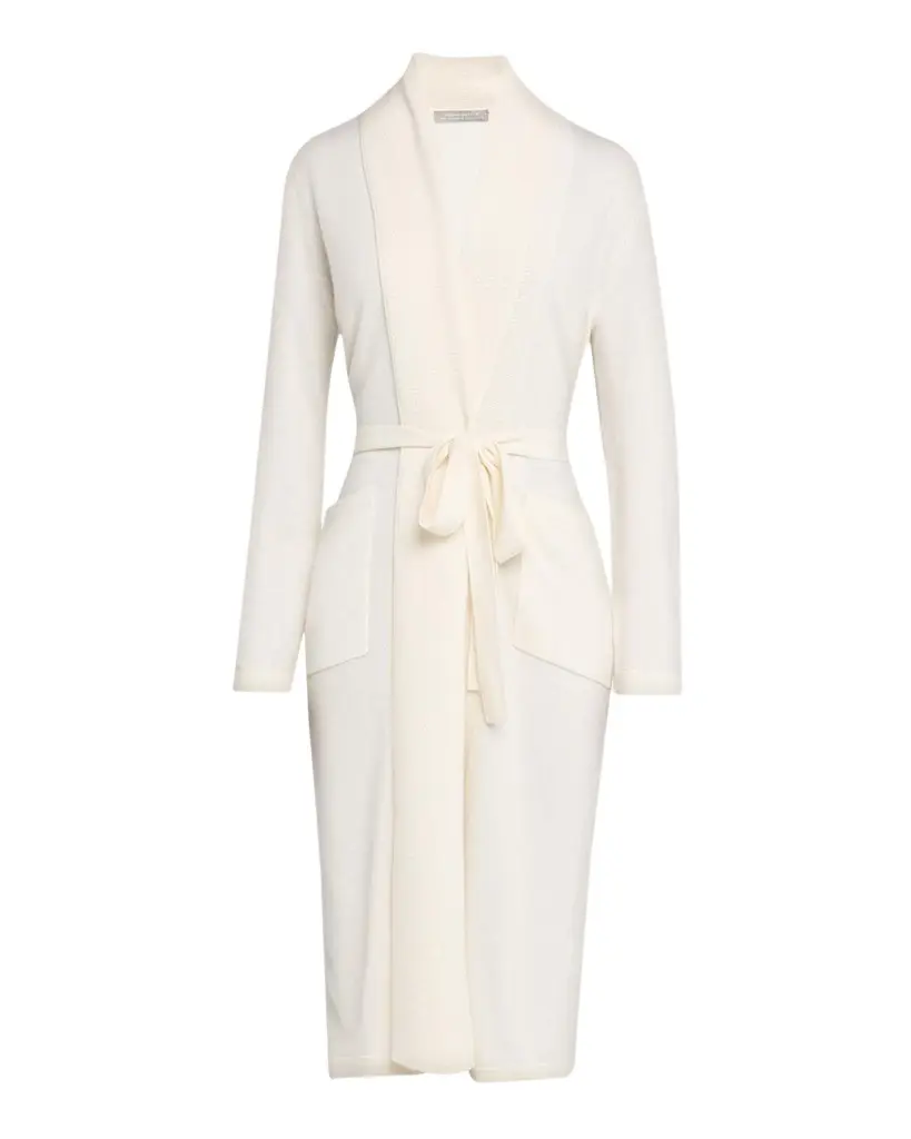 Cashmere Waffle Shawl-Collar Robe Cashmere Waffle Shawl-Collar Robe