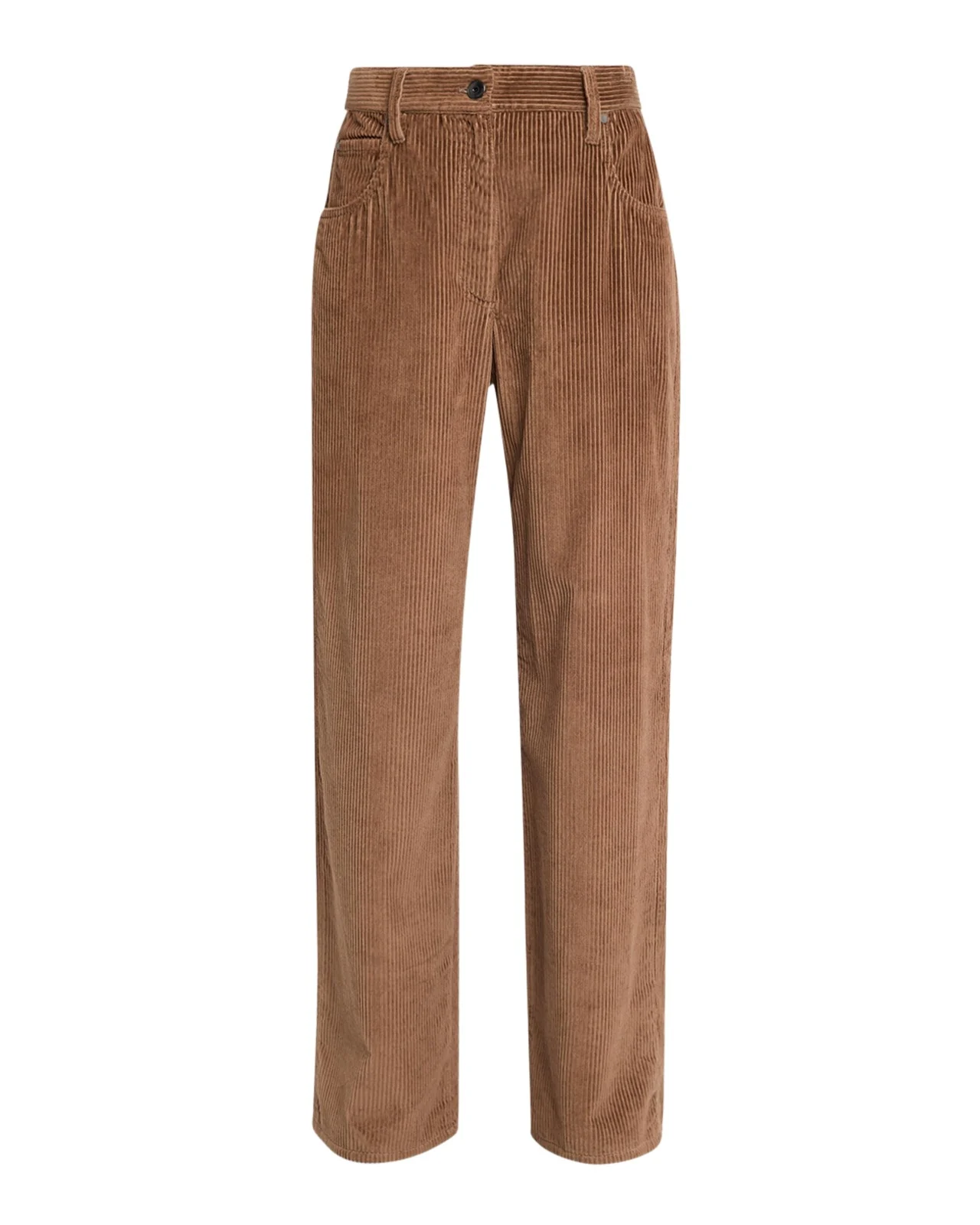 Brunello Cucinelli Cotton Corduroy Straight-Leg Pants