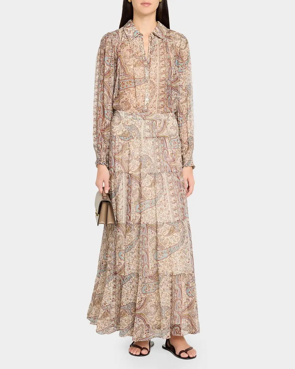 Ba&sh Cali Paisley Print Maxi Skirt | Thumbnail 2 Ba&sh Cali Paisley Print Maxi Skirt | Thumbnail 2
