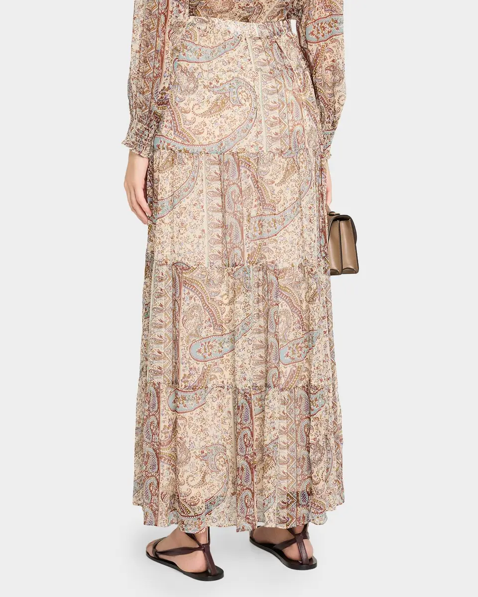 Ba&sh Cali Paisley Print Maxi Skirt | Thumbnail 3 Ba&sh Cali Paisley Print Maxi Skirt | Thumbnail 3