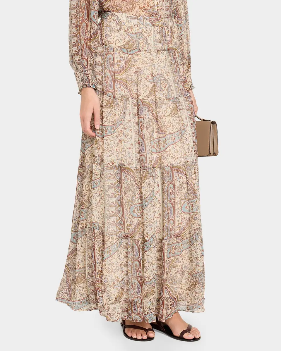 Ba&sh Cali Paisley Print Maxi Skirt | Thumbnail 4 Ba&sh Cali Paisley Print Maxi Skirt | Thumbnail 4