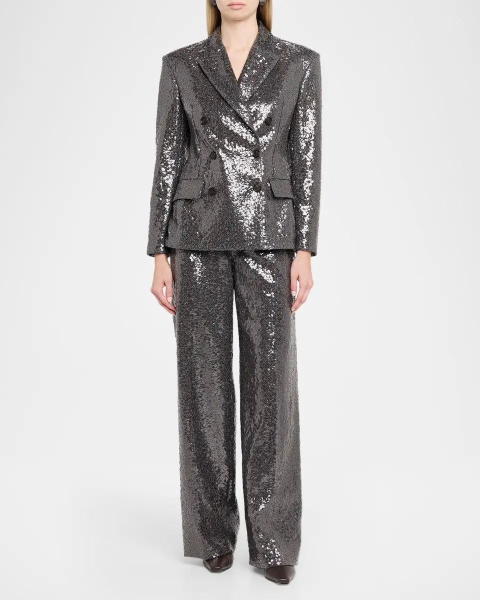 Brunello Cucinelli Sequin Embellished Suit-Type Jacket | Thumbnail 2 Brunello Cucinelli Sequin Embellished Suit-Type Jacket | Thumbnail 2