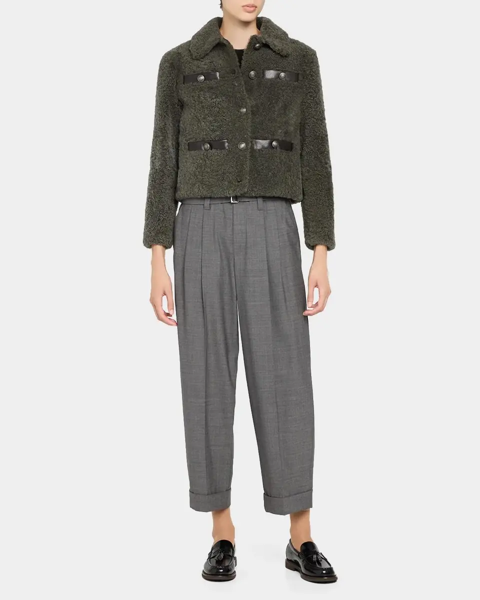 Brunello Cucinelli Fuzzy Soft Lamb Shearling Jacket | Thumbnail 2 Brunello Cucinelli Fuzzy Soft Lamb Shearling Jacket | Thumbnail 2