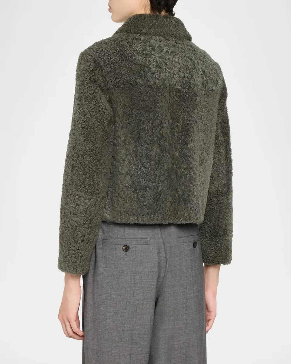 Brunello Cucinelli Fuzzy Soft Lamb Shearling Jacket | Thumbnail 3 Brunello Cucinelli Fuzzy Soft Lamb Shearling Jacket | Thumbnail 3