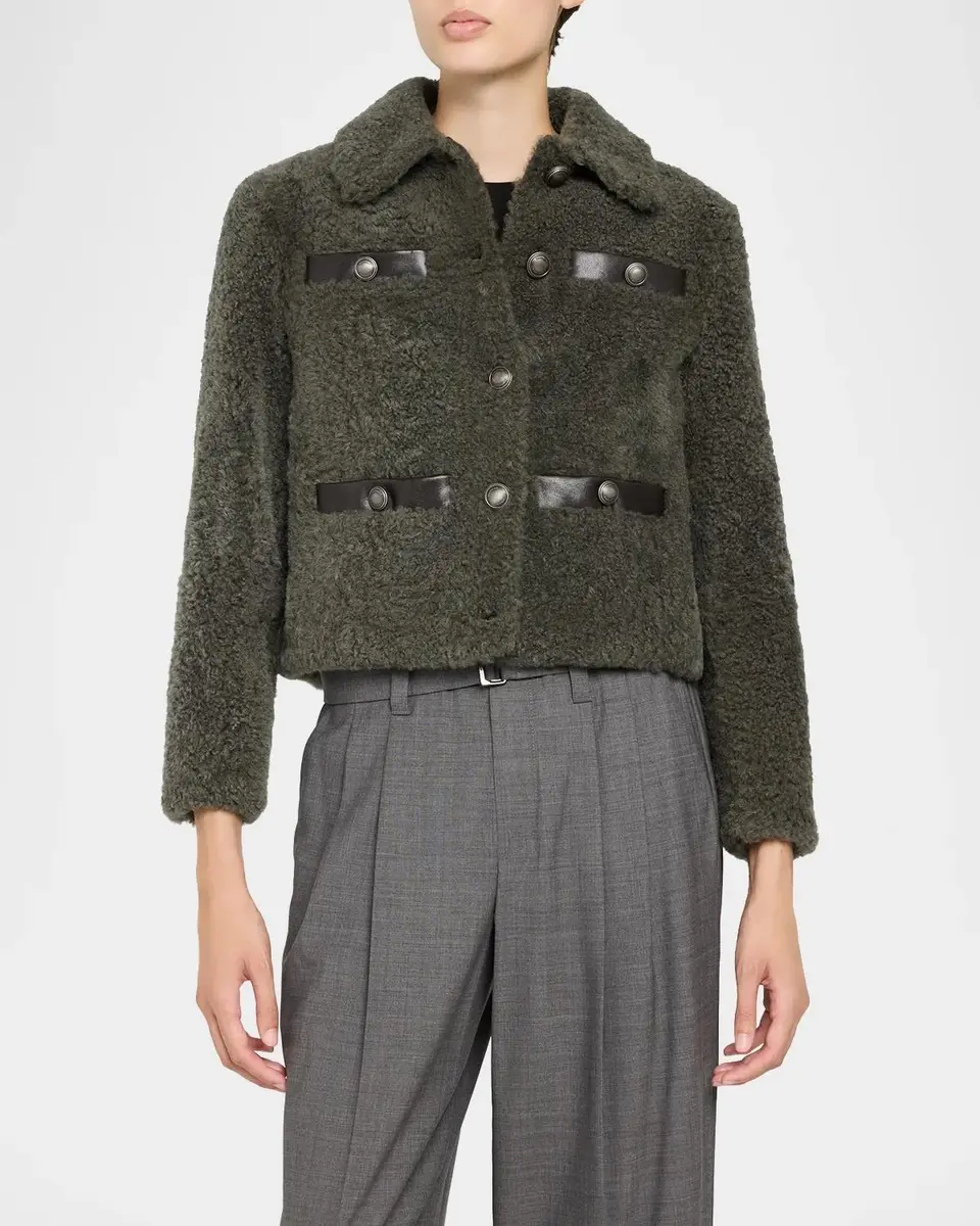 Brunello Cucinelli Fuzzy Soft Lamb Shearling Jacket | Thumbnail 4 Brunello Cucinelli Fuzzy Soft Lamb Shearling Jacket | Thumbnail 4