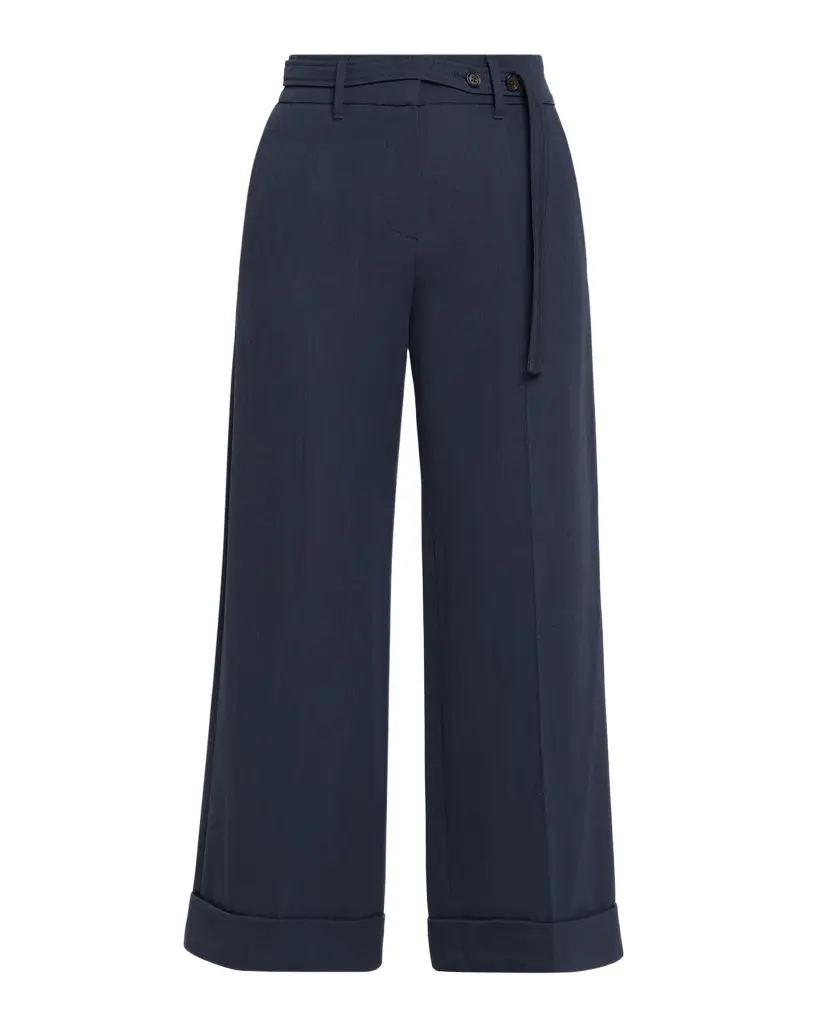 Brunello Cucinelli Fluid Wool Cuffed Pants